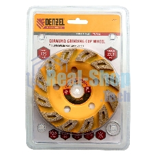 Чашка алмазная зачистная Denzel 125 мм Турбо 72970