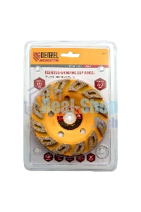 Чашка алмазная зачистная Denzel 125 мм Турбо 72970