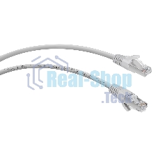 Патч-корд Cabeus PC-FTP-RJ45-Cat.6-20m-LSZH кат. 6, экр., F/UTP, RJ45/RJ45, LSZH, AWG24 20м, серый