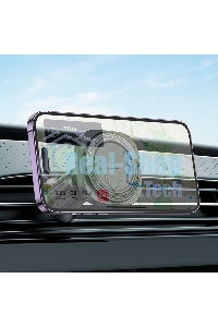 Автомобильный держатель HOCO H28 Rainbow магнитный на воздуховод черный