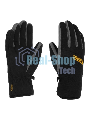 Перчатки универсальные Denzel 68089 двойные, работа с сенсорным экраном, размер 8