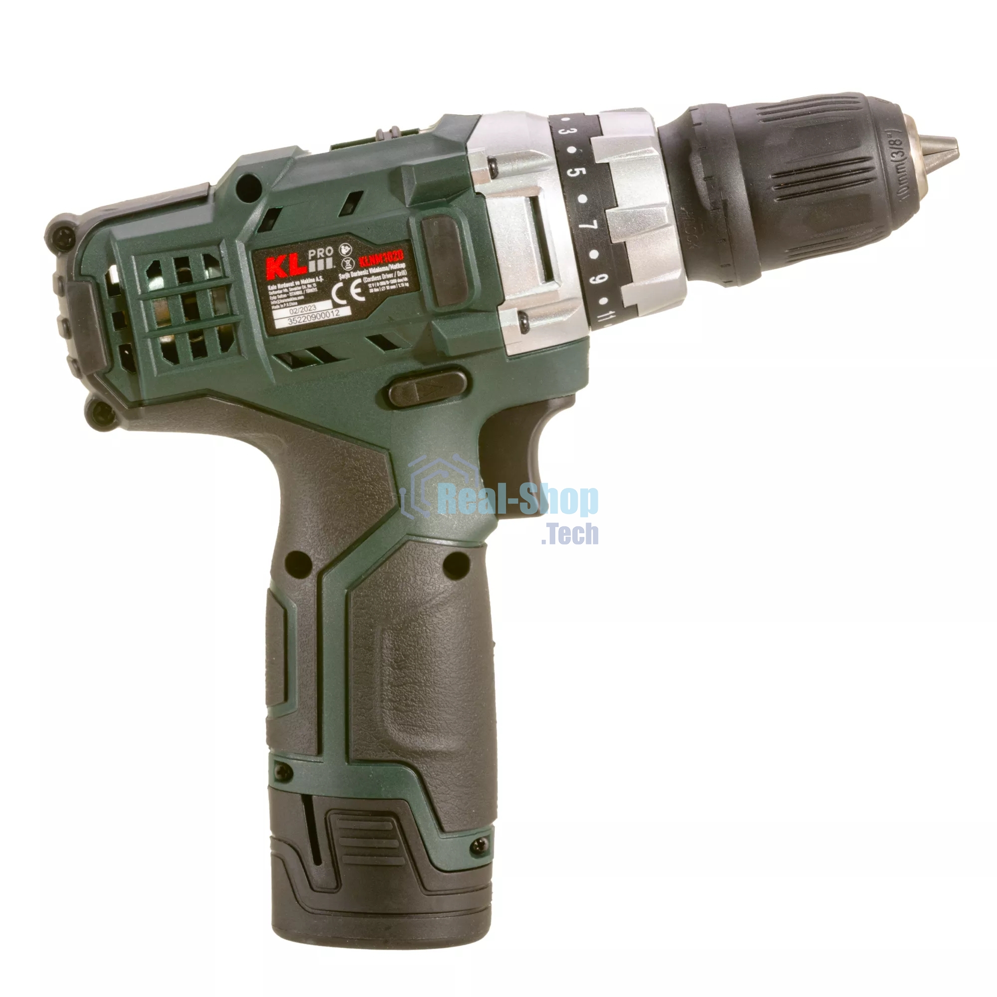 Профессиональный шуруповерт аккумуляторный Klpro KLNM1020 (12 В/2,0 А·ч, 0-1300 об/мин, 12 бит)