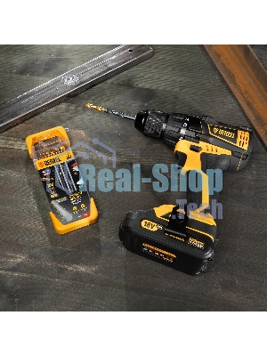 Набор сверл по металлу Denzel 2-3-4-5-6-8 мм, HSS-Tin, Golden Tip, 6 шт