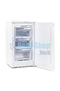 Морозильная камера Бирюса 412 белый, 80л, 3 ящика