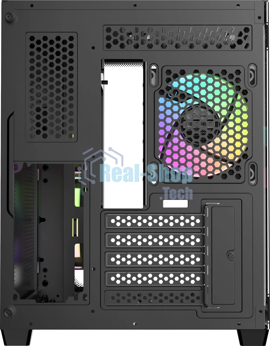 Компьютерный корпус Ocypus Iota C50 BK Curve ARGB Digital mATX без БП (Iota-C50-BKD300CD-GL)