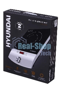 Плита настольная электрическая Hyundai HYC-0102 серебристый/черный стеклокерамика