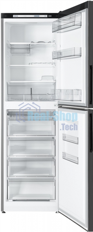 Холодильник Atlant ХМ-4623-151 черный металлик двухкамерный 182/159л морозилка снизу