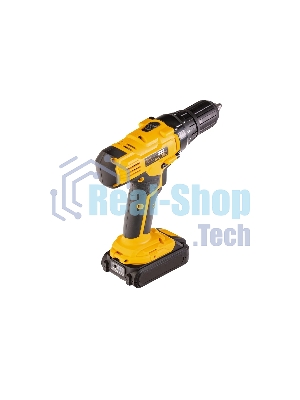 Дрель-шуруповерт Denzel CDL-IB-18-02, 18 В, 1,5 Ач, 40 Нм, щеточный