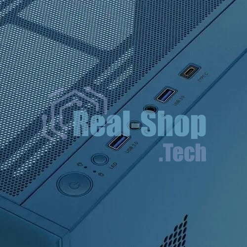 Компьютерный корпус Montech SKY TWO MOROCCO голубой без БП ATX 4x120мм 2xUSB3.0 1xUSB3.1 audio bott PSU