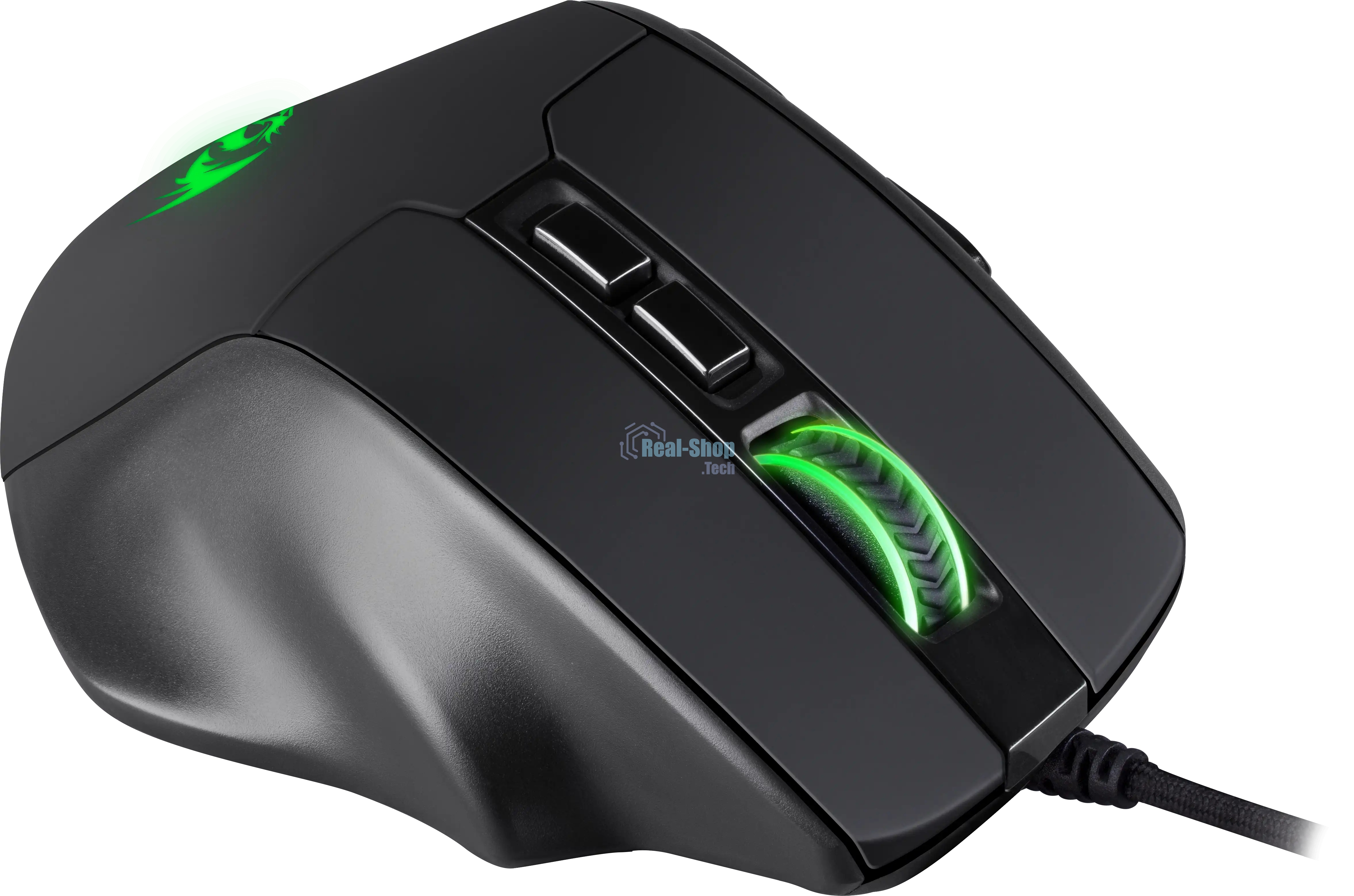 Мышь проводная REDRAGON Aatrox черный, 12400 dpi, USB, кнопки - 15