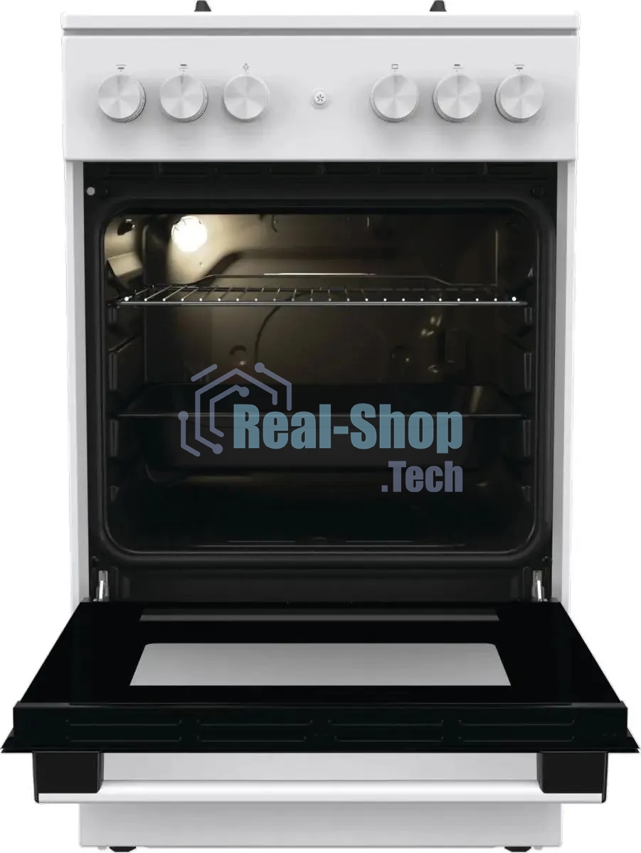 Плита газовая Gorenje GG5A11WF белый, конфорок 4 газовых, духовка 70 л, 50 см x 85 см x 59.4 см