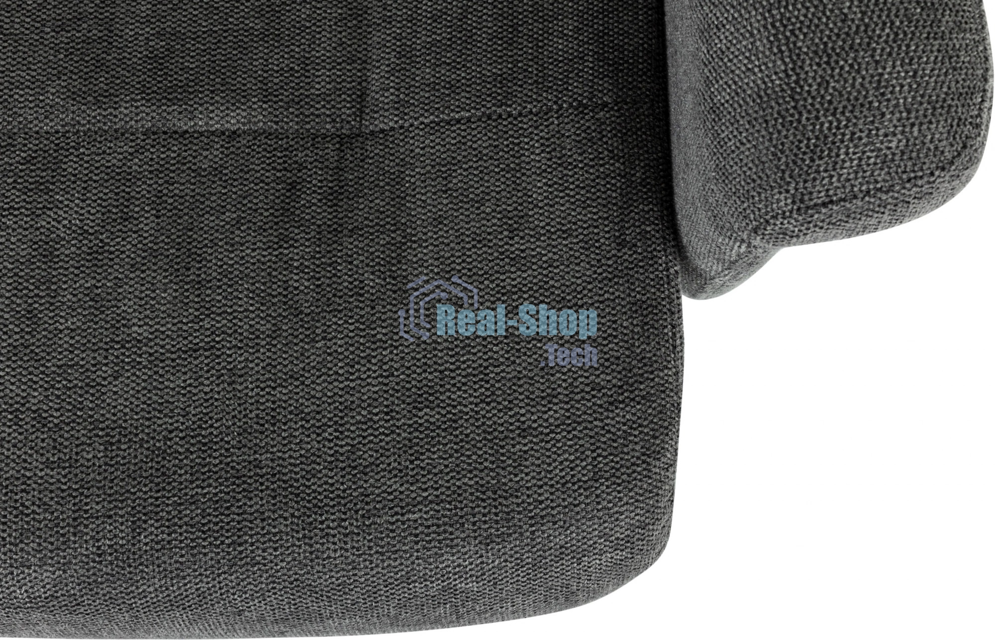 Кресло для дома Бюрократ Baron с пуфом серый, металл черный крестов. (BARON/GREY)