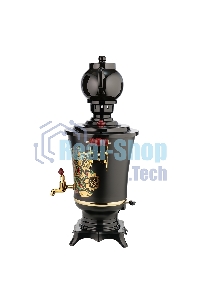 Самовар Centek CT-0093 черный/хохлома