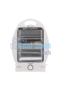 Обогреватель инфракрасный Rexant 60-0057, белый, кварцевый, 800 Вт, 14 м2, термостат, настольный, со складным основанием