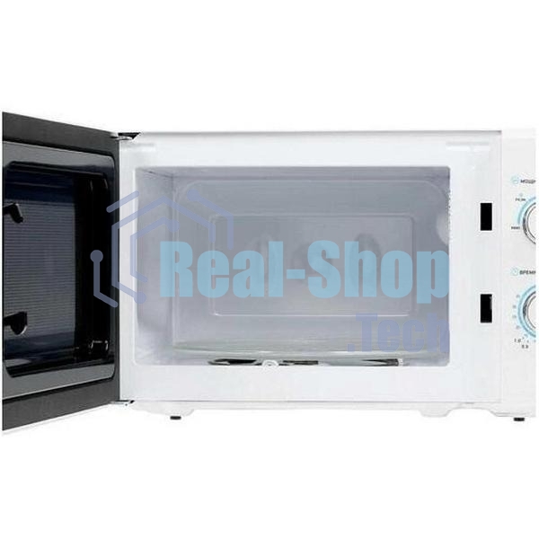 Микроволновая печь BBK 20MWS-711M/WS белый/серебро, 20 литров, механическое управление, 700 Вт