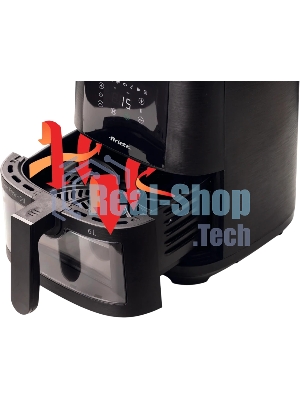 Аэрофритюрница Ariete Air fryer 4626/00 черный, 1300 Вт, 6 л, сенсор, 8 программ