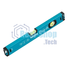 Уровень Gross 33650 алюминиевый, магнит., фрезерованный, 2 глазка, 0,5 мм/м, 400 мм