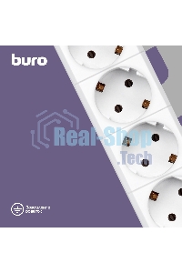 Сетевой фильтр Buro BU-SP3 USB 2A-W 3 м (6 розеток) белый (коробка)