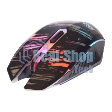 Мышь беспроводная Qumo Edge M17 черный, 2400 dpi, радиоканал, USB, кнопки - 6