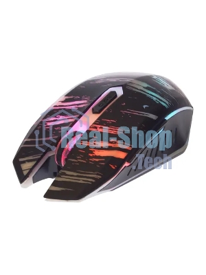 Мышь беспроводная Qumo Edge M17 черный, 2400 dpi, радиоканал, USB, кнопки - 6