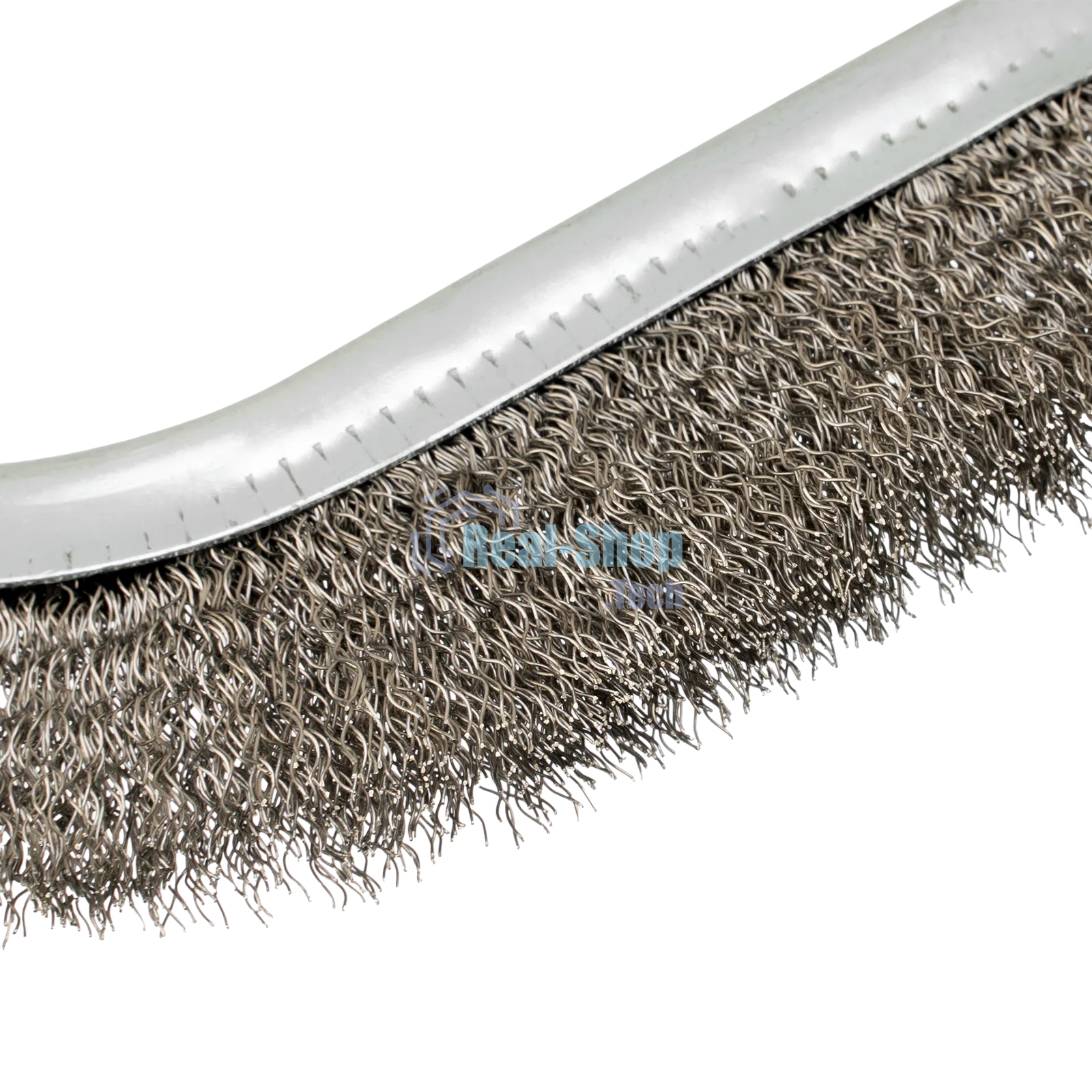 Щетка металлическая Denzel с пластмассовой ручкой, нержавеющая проволока