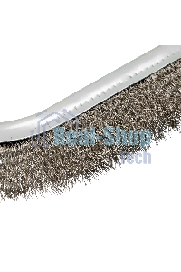 Щетка металлическая Denzel с пластмассовой ручкой, нержавеющая проволока