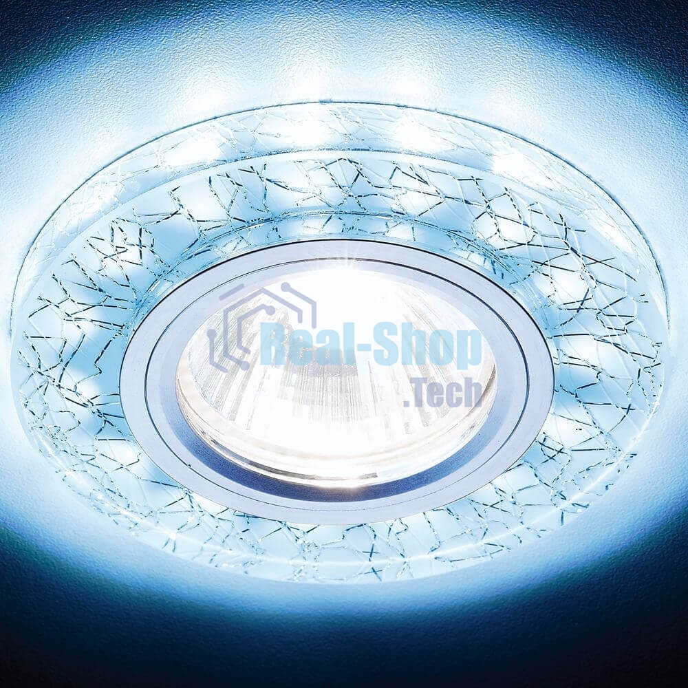 Встраиваемый точечный светильник S226 W/CH/C белый/серебро/MR16+3W(LED COLD)