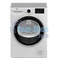 Сушильная машина Beko B5T69233 белый, 9 кг, сушка - тепловой насос, программ - 15, 59.8 x 84.6 x 60.5 см