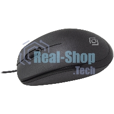 Мышь проводная Oklick 195M черный, 800 dpi, USB, кнопки - 3