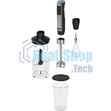 Блендер погружной Rondell 1300-RE-01, 1200Вт, серебристый