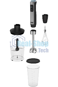 Блендер погружной Rondell 1300-RE-01, 1200Вт, серебристый