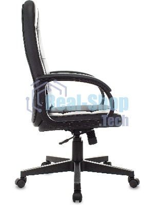 Кресло Бюрократ CH 002 черный, экокожа