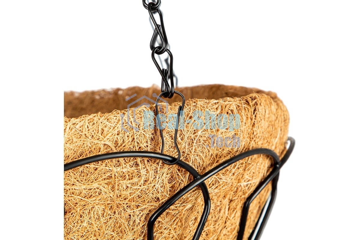 Кашпо подвесное Palisad, с кокосовой корзиной, диаметр 30 см