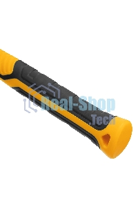 Киянка резиновая Denzel 225 г, черно-белая, фибергласовая рукоятка c TPR покрытием