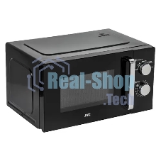 Микроволновая печь JVC JK-MW135M черный, 20 л, 700 Вт, переключатели - поворотный механизм