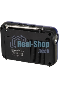 Радиоприемник Сигнал РП-224, бат. 3*АА (не в компл.), 220V, акб 400мА/ч, USB, SD, дисплей, фонарик