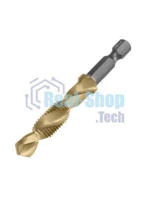 Сверло-метчик Denzel М10 х 1,25 мм, Р6М5