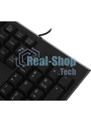 Клавиатура проводная Oklick 120M, USB, черный