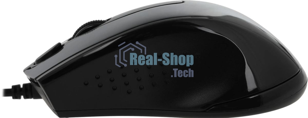 Мышь проводная A4Tech N-500FS черный, 1200 dpi, USB, кнопки - 4