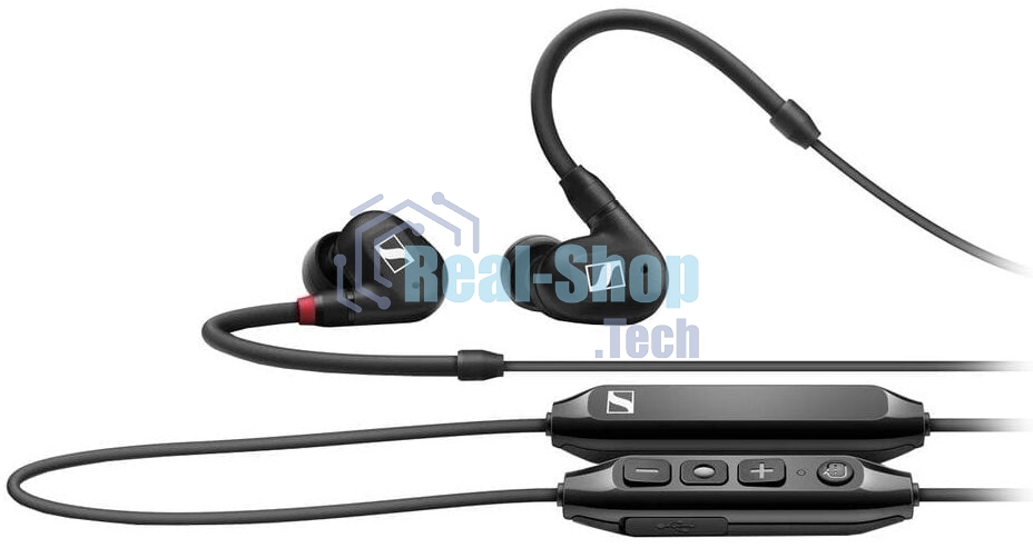 Беспроводные/проводные наушники Sennheiser IE 100 PRO Wireless черный, внутриканальные, Bluetooth + проводной, до 10 ч
