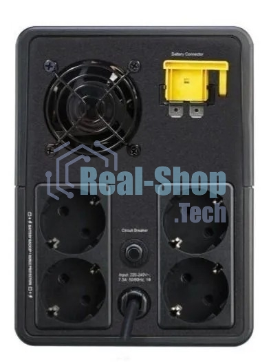 Источник бесперебойного питания APC Back-UPS BX1600MI-GR / 1600ВА / 900Вт / 4 CEE 7 (евророзетка)