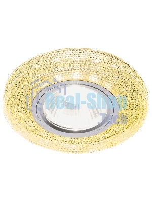 Встраиваемый точечный светильник S290 GD хром/топаз/MR16+3W(LED WHITE)