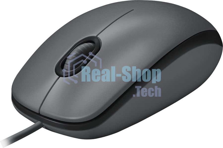 Мышь проводная Logitech M90 черный/серый, 1000 dpi, USB, кнопки - 3