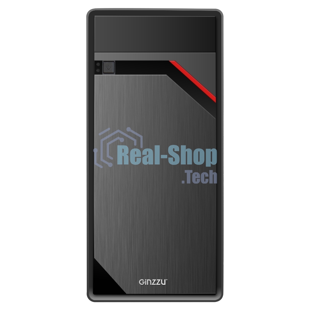 Компьютерный корпус Ginzzu D180 2хUSB 2.0,AU w/o PSU