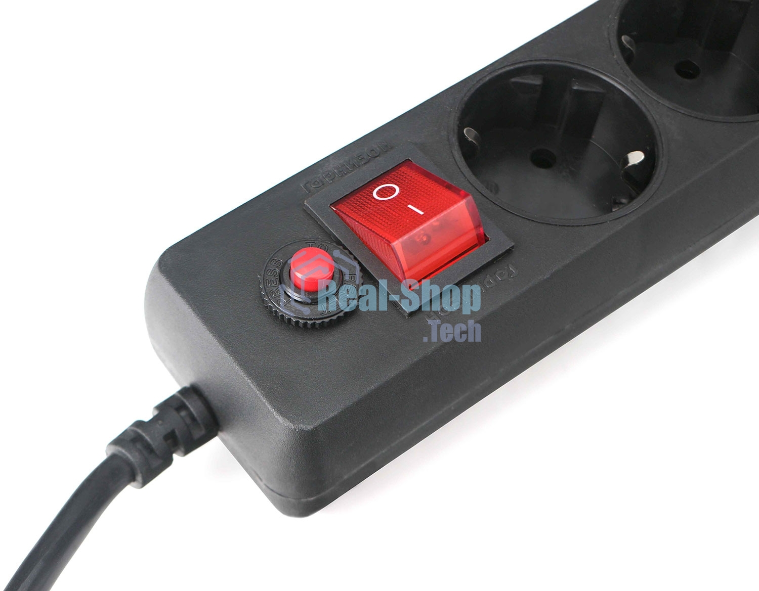 Сетевой фильтр Гарнизон EHLB-1, 5 р, 10А 1.8 м черный