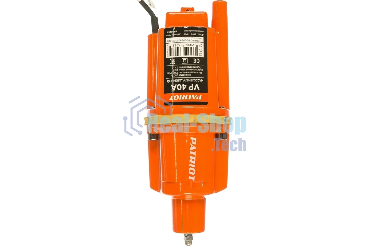 Садовый насос колодезный Patriot VP-40A 300Вт 1080л/час