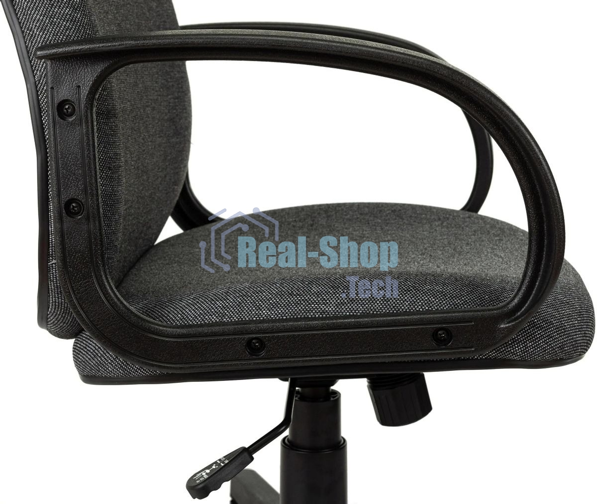 Кресло руководителя Бюрократ CH-808AXSN/Grey темно-серый 10-128 ткань, крестовина пластиковая