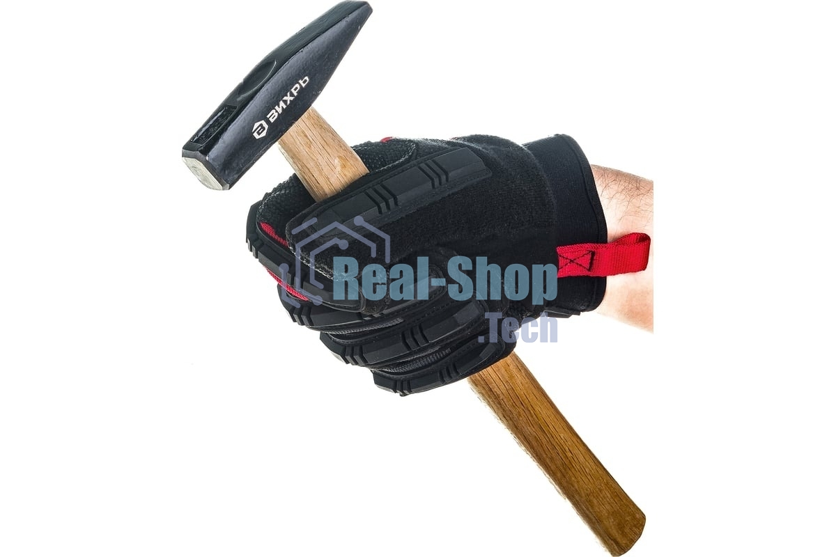 Молоток ВИХРЬ 200гр. Квадратный боек, деревянная ручка