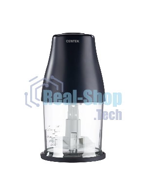 Чоппер Centek CT-1398 400Вт 2 скорости, чаша 800 мл, 3 насадки/режима измельчение /взбитие/ чистка