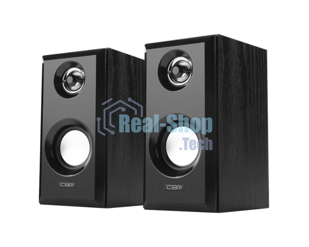 Акустическая система CBR CMS 710, 2.0, питание USB, 2х3 Вт (6 Вт RMS), материал корпуса MDF, 3.5 мм линейный стереовход, черный